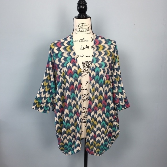 𝅺painted Threads Lightweight Open Front Cardigan - Picture 1 of 15